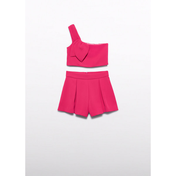 Abel and Lula Σετ βερμουδα κρεπ φουξια 26-05210-018 5210