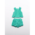 Abel and Lula Σετ βερμουδα λουλουδια 3d γαλαζιο 26-05268-022 5268
