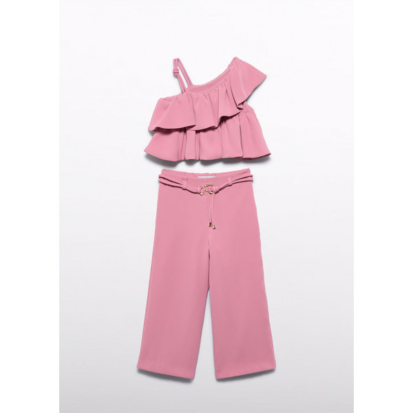 Abel and Lula Σετ παντελονι μακρυ κρεπ ορχιδεα 26-05283-026 5283