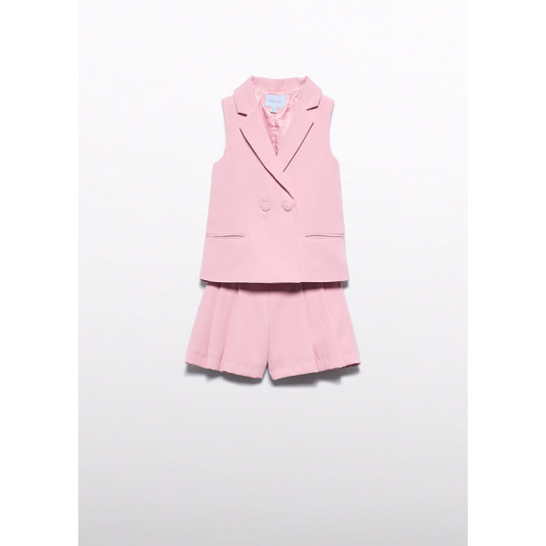 Abel and Lula Κοστουμι βερμουδα κρεπ ροζ 26-05287-040 5287