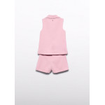 Abel and Lula Κοστουμι βερμουδα κρεπ ροζ 26-05287-040 5287