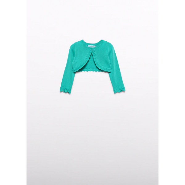 Abel and Lula Μπολερο πλεκτο πετρολ 26-05301-030 5301