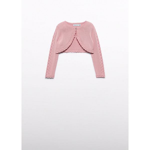 Abel and Lula Μπολερο πλεκτο ροζ 26-05304-045 5304