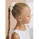 Abel and Lula Σετ τσιμπιδακια λουλουδι τουλ κρεμ 26-05467-062 5467