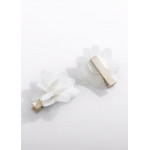 Abel and Lula Σετ τσιμπιδακια λουλουδι τουλ κρεμ 26-05467-062 5467