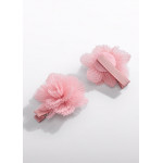 Abel and Lula Σετ τσιμπιδακια λουλουδι τουλ ροζ 26-05467-064 5467