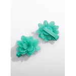 Abel and Lula Σετ τσιμπιδακια λουλουδι τουλ πετρολ 26-05467-066 5467