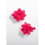 Abel and Lula Σετ τσιμπιδακια λουλουδι τουλ φουξια 26-05467-067 5467