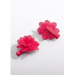 Abel and Lula Σετ τσιμπιδακια λουλουδι τουλ φουξια 26-05467-067 5467
