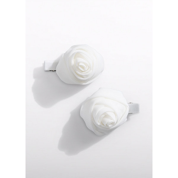 Abel and Lula Σετ τσιμπιδακια λουλουδι γαζα κρεμ 26-05469-077 5469