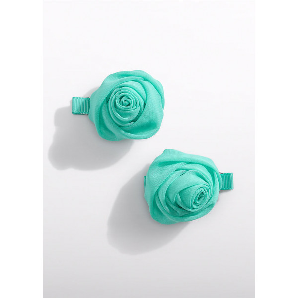 Abel and Lula Σετ τσιμπιδακια λουλουδι γαζα γαλαζιο 26-05469-079 5469