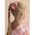 Abel and Lula Σετ τσιμπιδακια λουλουδι γαζα ροζ 26-05470-049 5470