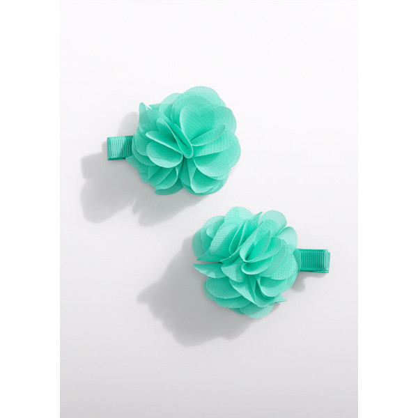 Abel and Lula Σετ τσιμπιδακια λουλουδι γαζα γαλαζιο 26-05470-050 5470