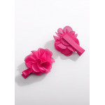 Abel and Lula Σετ τσιμπιδακια λουλουδι γαζα φουξια 26-05470-051 5470