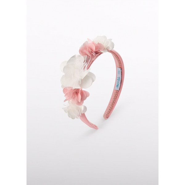 Abel and Lula Στεκα οργαντζα λουλουδια ροζ 26-05475-006 5475