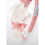 Abel and Lula Στεκα οργαντζα λουλουδια ροζ 26-05475-006 5475