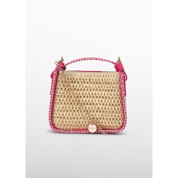 Abel and Lula Τσαντα πλεξη κοχυλι φουξια 26-05484-016 5484