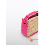 Abel and Lula Τσαντα πλεξη κοχυλι φουξια 26-05484-016 5484