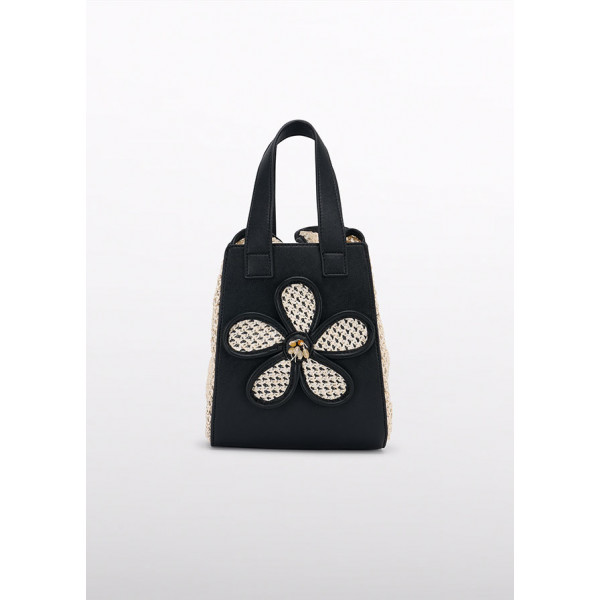 Abel and Lula Τσαντα ραφ λεπτομερεια λουλου μαυρο 26-05485-001 5485