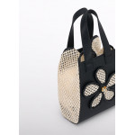 Abel and Lula Τσαντα ραφ λεπτομερεια λουλου μαυρο 26-05485-001 5485