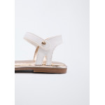 Abel and Lula Σανδαλια δερμα φιογκος τουλι κρεμ 26-05489-029 5489