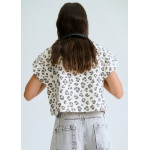 Mayoral Μπλουζα κοντομανικη σταμπωτη μπεζ 26-06012-020 6012