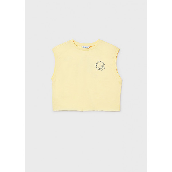 Mayoral Μπλουζα τιραντες σχεδιο βανιλια 26-06014-093 6014