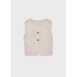 Mayoral Τοπ πλεκτο κουμπια μπεζ 26-06020-029 6020