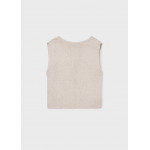 Mayoral Τοπ πλεκτο κουμπια μπεζ 26-06020-029 6020