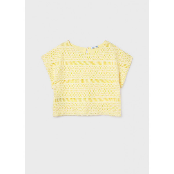 Mayoral Τοπ απομιμηση crochet βανιλια 26-06022-034 6022