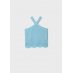 Mayoral Τοπ πλεκτο halter γαλαζιο 26-06024-045 6024