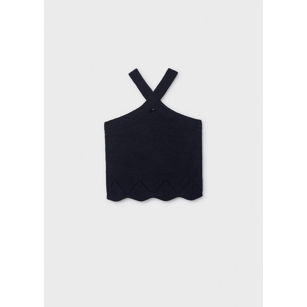 Mayoral Τοπ πλεκτο halter μαυρο 26-06024-046 6024