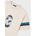 Mayoral Μπλουζα κοντομανικη συνδυασμε κρεμ 26-06032-014 6032
