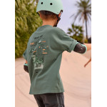 Mayoral Μπλουζα κοντομανικη πισω σταμ πρασ ανοιχ 26-06036-028 6036