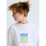 Mayoral Μπλουζα κοντομανικη πισω σταμ λευκο λεμο 26-06036-029 6036