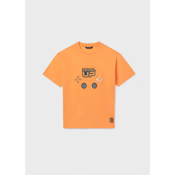 Mayoral Μπλουζα κοντ/κη αναγλυφη κοραλι ανο 26-06037-033 6037