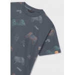 Mayoral Μπλουζα κοντομανικη σταμπωτη γκρι 26-06038-038 6038