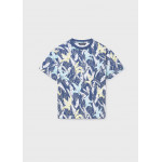 Mayoral Μπλουζα κοντομανικη σταμπωτη μπλε σκουρ 26-06039-042 6039