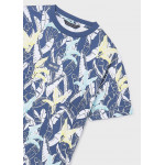 Mayoral Μπλουζα κοντομανικη σταμπωτη μπλε σκουρ 26-06039-042 6039