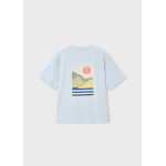 Boston Μπλουζα κοντομανικη τοπιο γαλαζιο 26-06045-403 6045