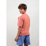 Boston Μπλουζα κοντ/κη φωσφοριζε κοκκινο 26-06047-332 6047