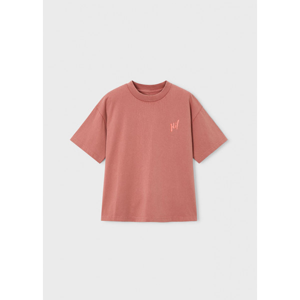 Boston Μπλουζα κοντ/κη φωσφοριζε κοκκινο 26-06047-332 6047