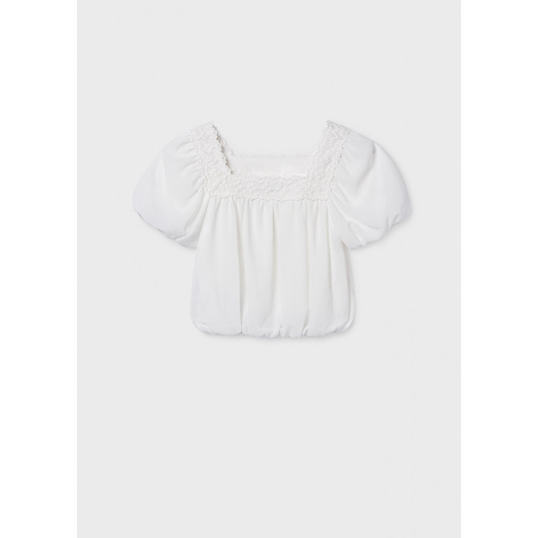 Mayoral Μπλουζα γαζα εκρου 26-06156-049 6156