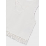 Mayoral Μπλουζα δαντελα κεντητη εκρου 26-06157-095 6157