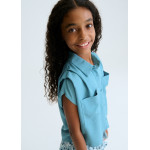 Mayoral Πουκάμισο τσέπες Πετρόλ 26-06158-053