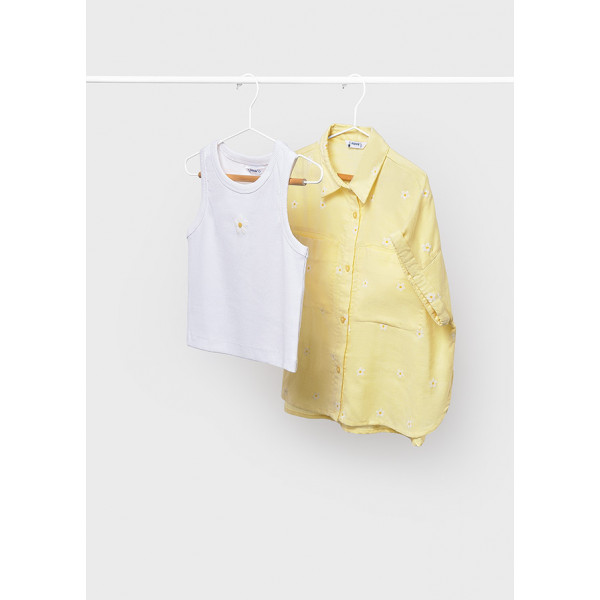 Mayoral Μπλουζα 2 τεμαχια βανιλια 26-06159-057 6159