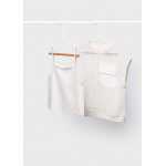 Mayoral Μπλούζα τοπ τσέπη μπεζ 26-06160-061