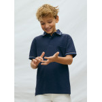 Mayoral Πολο κοντομανικο τσεπακι μπλε σκουρ 26-06164-058 6164
