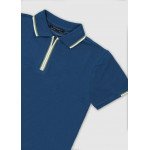 Mayoral Πολο κοντομανικο φερμουαρ μπλε σκουρ 26-06166-068 6166