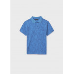 Mayoral Πολο κοντομανικο σταμπωτο μπλε 26-06169-072 6169